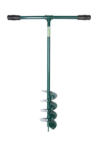 Manual fencing post auger